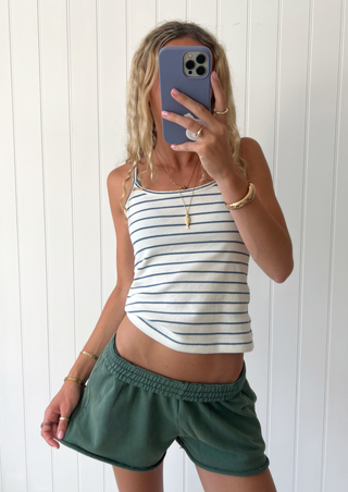 Edie Shorts, Vintage Green