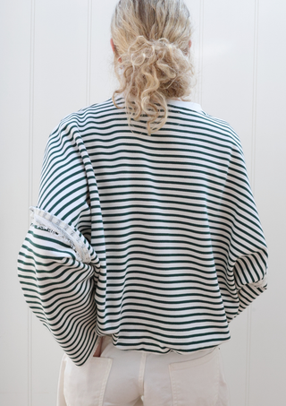 Edie Beach Sweater Vintage Green