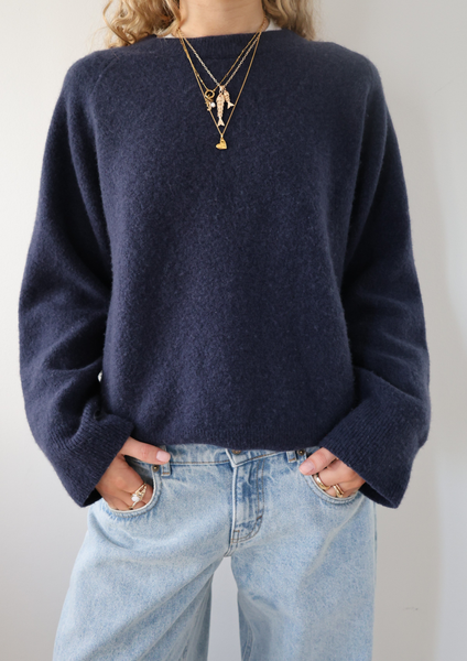 Claire Knit Navy – Studio Seven Designs