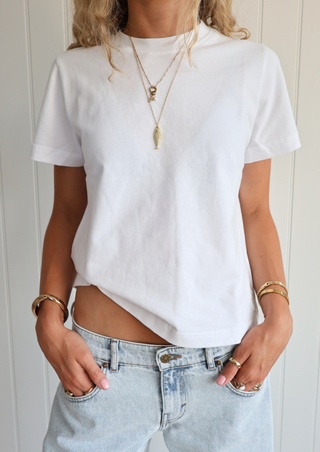 Millie Boxy Tee, White