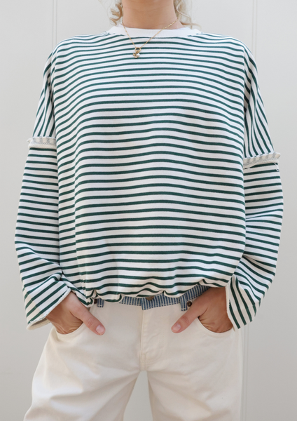 バイクウェア・装備 DEHEN Striped Body Crewneck Sweater バイクウェア・装備 DEHEN Striped Body Crewneck Sweater 1/4 Zip