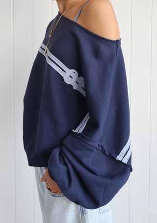 Maddy Sweater in Navy