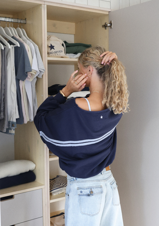 Maddy Sweater in Navy
