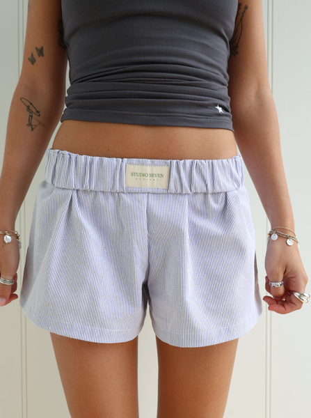 Lila Lounge Shorts Blue – Studio Seven Designs