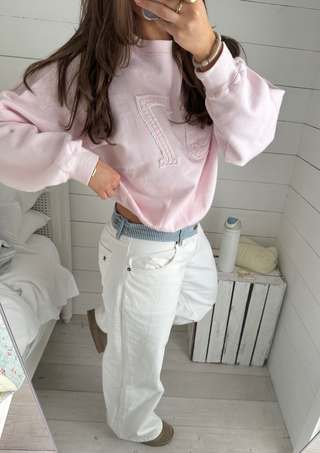 Georgia Sweater Blush Pink