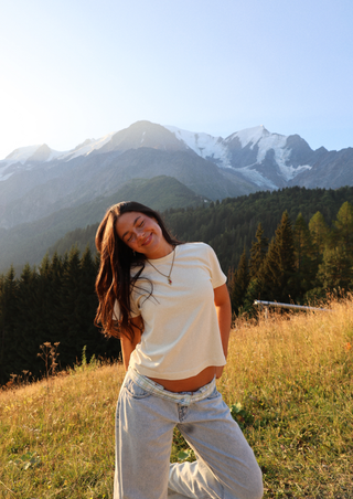 Millie Boxy Tee, Butter Yellow