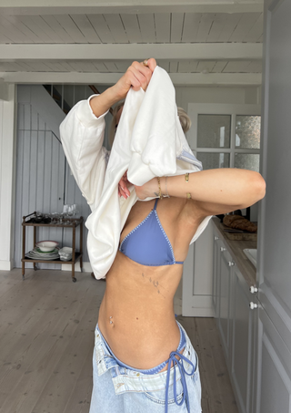 Jamie Bikini Top Navy