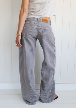 Striped Jodie Jeans Warm Navy