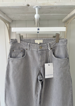 Striped Jodie Jeans Warm Navy