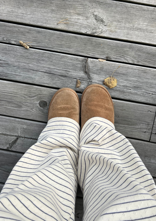 Luna Lounge Pants Striped, Custom Length