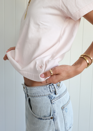 Millie Boxy Tee, Pink