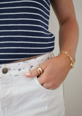 Navy Starlet Skort