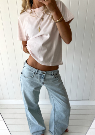 Millie Boxy Tee, Pink