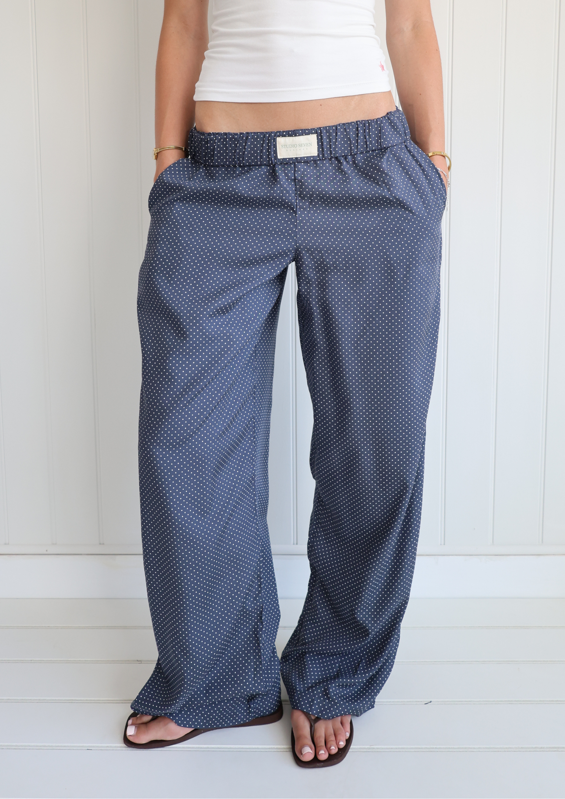 Anna Lounge Pant in Navy – Studio Seven Designs