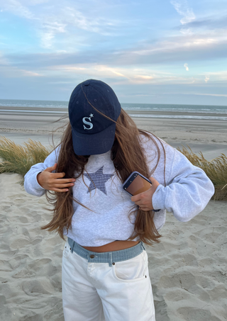 Gingham Star Sweater