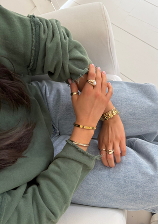 Edie Beach Sweater Vintage Green