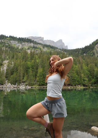 Edie Shorts, Washed Navy