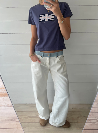 Pop Up Tee Navy