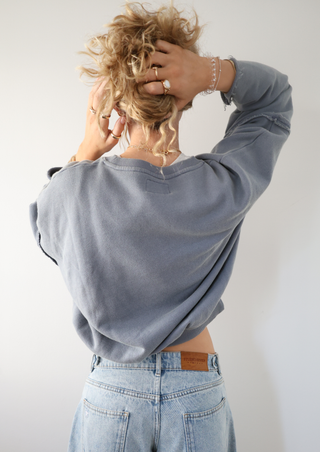 Edie Beach Sweater Plain Navy