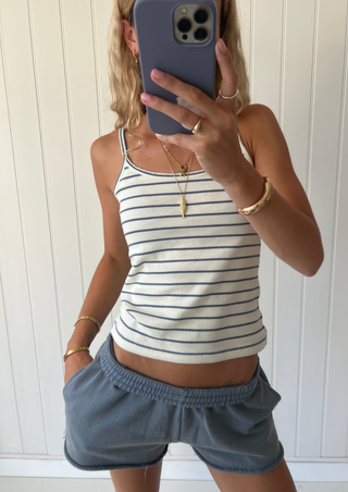 Edie Shorts, Washed Navy