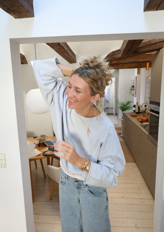 Edie Beach Sweater Pale Blue