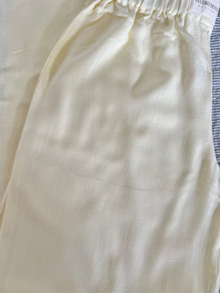 (191) 30" Custom Length, Mark/Thread Pull, Yellow Sophia Pants - size XS