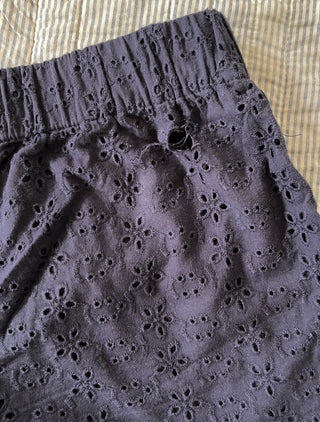 (223) 30'' Custom Length, Faulty, Navy Lazy Daisy Pants - Size M