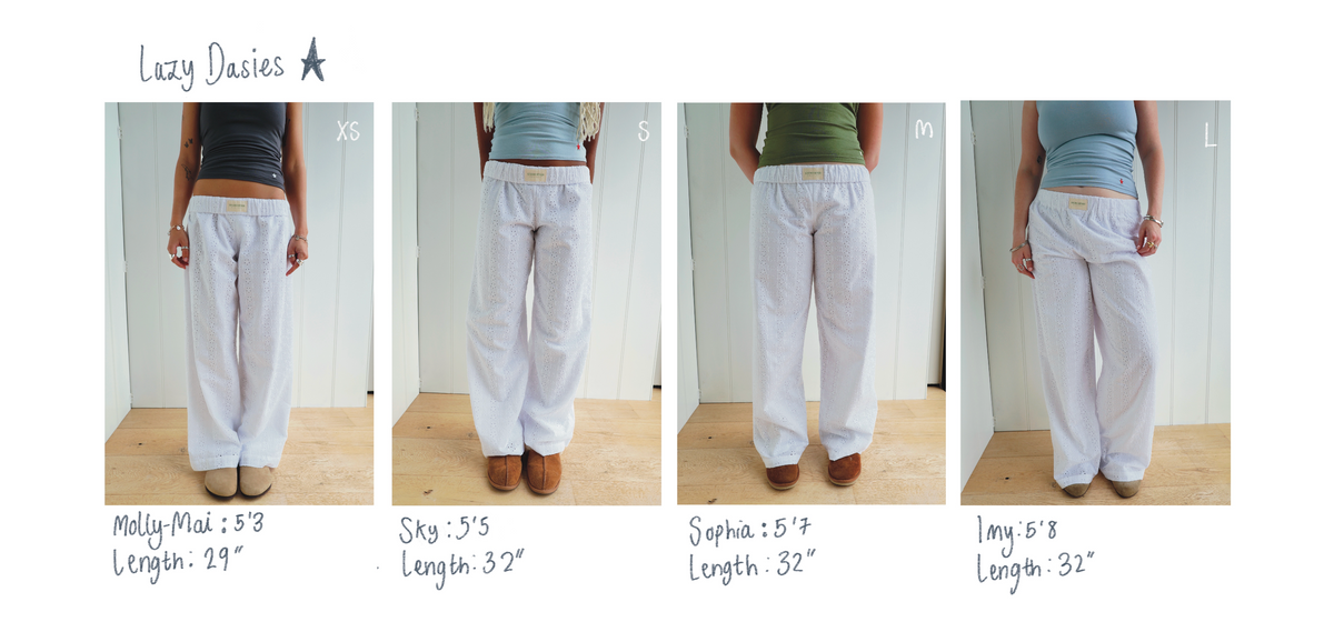 Size References – Studio Seven Designs